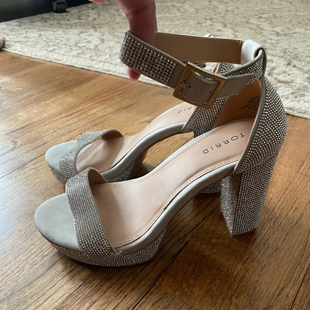 Rhinestone heels
